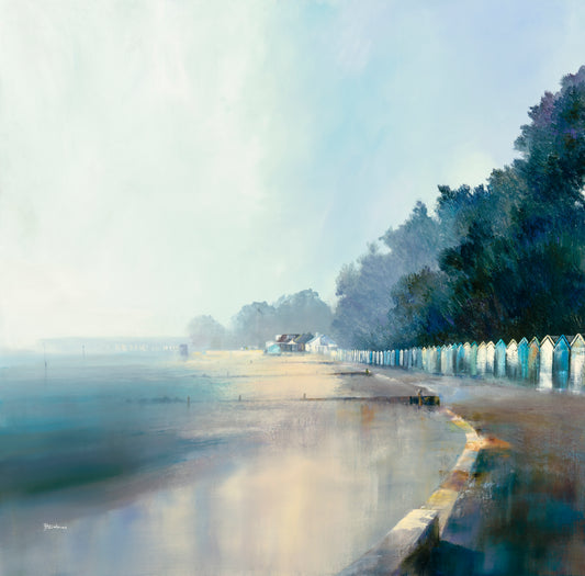 Artist Paul Dolman - Fine Art Framed Limited Edition Print - Avon Beach