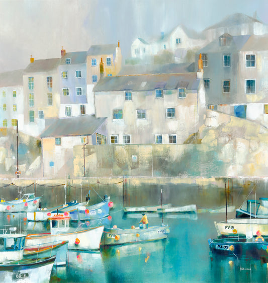 
Artist Paul Dolman - Fine Art Framed Limited Edition Print - Mevargissey Cornwall