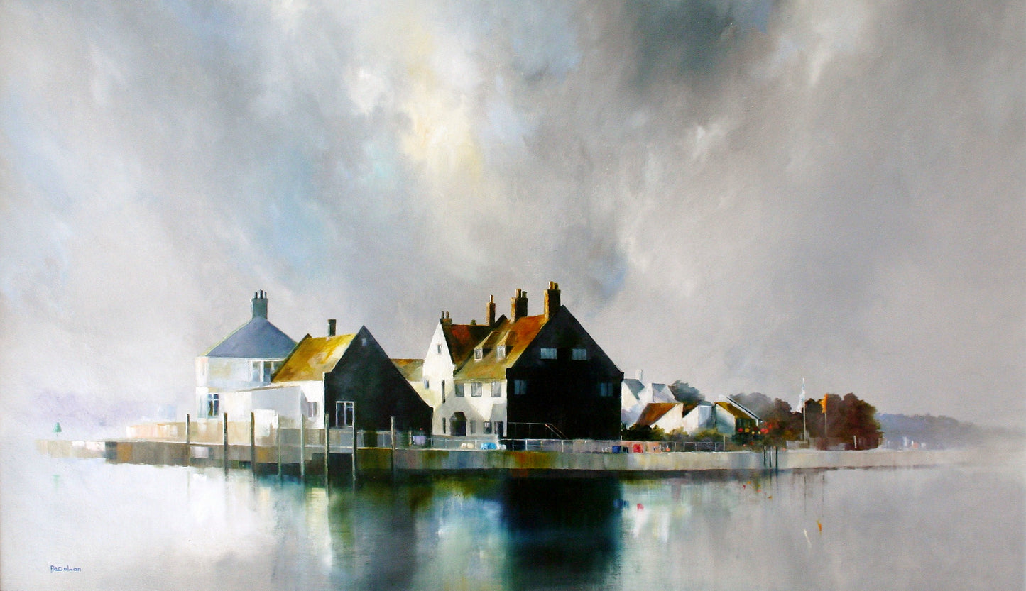 Artist Paul Dolman - Fine Art Framed Limited Edition Print - Mudeford Quay 2