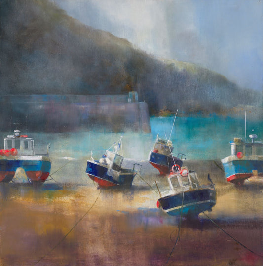Artist Paul Dolman - Fine Art Framed Limited Edition Print - Polperro Cornwall